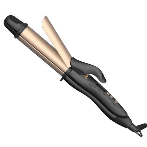 Berta 2 in 1 Hair Iron Professional Hair Straightener& Curler Iron, Ceramic 1.25 Inch Curling Iron, 275-425℉ Adjustable Temperature, Dual Voltage