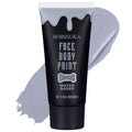 Grey Face & Body Paint - Water-Based, Non-Toxic, Washable for Art & Halloween
