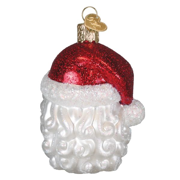 Santa Glass Ornament with Shades - Handcrafted Christmas Tree Decoration