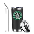 Black 20oz Cthulhu Octopus Stainless Steel Tumbler with Lid - Unique Design