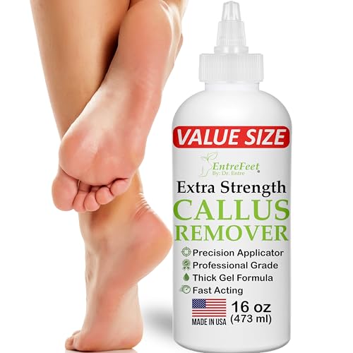 16 oz Extra Strength Callus Remover Gel for Feet - Professional Foot Care