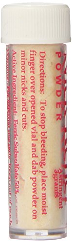 Infalab Nick Relief Styptic Powder 3 Count (0.39 Ounce) - Stops Bleeding & Promotes Healing