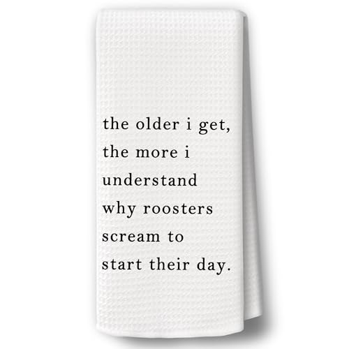 Funny Sarcastic Kitchen Towel with Saying - Hand Tea Towels for Christmas - Variation 7