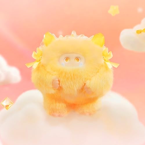 Giggle Monster Crystal Wish Series Plush Action Figures Set - Random Collectible Toys, Home Decor, Holiday Gifts