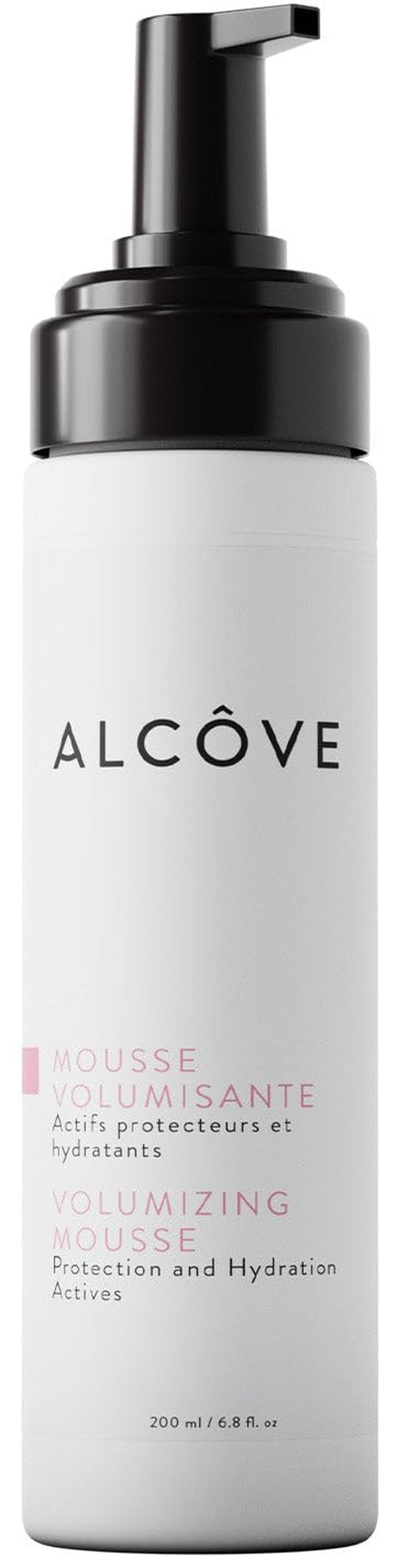 Alcôve Volumizing Mousse - Medium Hold for Fine Hair - Lightweight Anti-Frizz & Shine - 8.5 oz