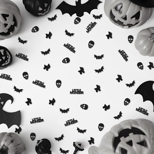 Halloween Baby Shower Confetti 200pcs Gothic Spooky Party Decor Glitter Sprinkles