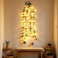 2XL Lighted Boho Wooden Rope Ladder Wall Art Decor - Rustic & Seasonal