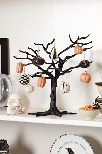 Lenox Pumpkin 10-Piece Mini Porcelain Halloween Hanging Ornament Set - Variation of THIS listing: Pumpkins