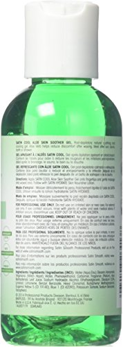 SATIN SMOOTH Cool Aloe Vera Skin Soother - Post-Waxing Gel, 4 Fl Oz