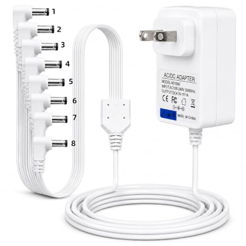 4.5V Power Adapter for Lemax Lighted Village Accessories - 8 Output Micro Lighting