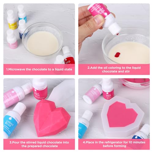 Oil Based Food Coloring for Chocolate - Wine Red, 20ml - Edible & Non-Toxic