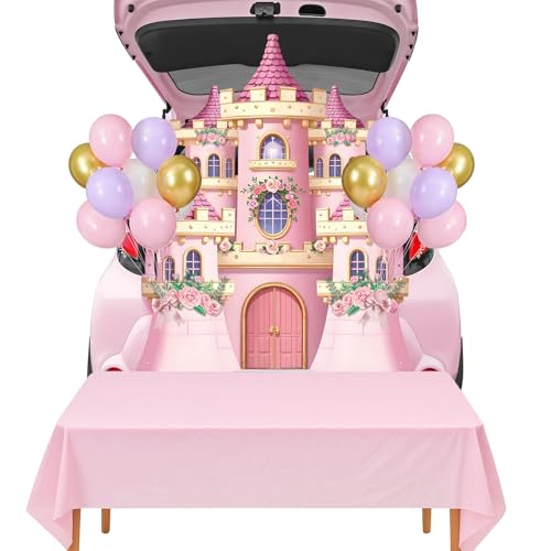 Panelee Princess Castle Trunk or Treat Car Decorations Kit - Classic