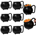 6 Pack 15 oz Cauldron Mugs - Halloween Witch Brew Drinkware