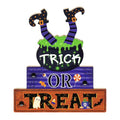 Putuo Decor Halloween Witch Cauldron Sign - Trick or Treat Variation