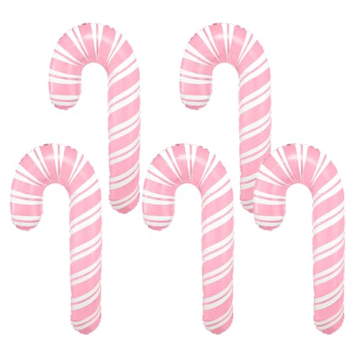 Halloween Thanksgiving Christmas Party Foil Balloons - Christmas Cane Variation