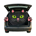 Halloween Black Cat Car Decorations Kit for SUV Trunk & Home Entryway