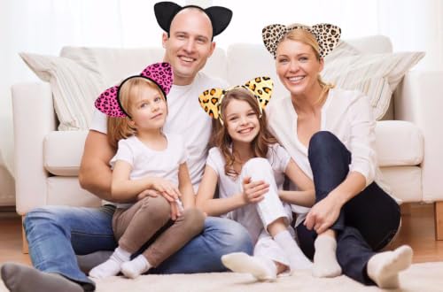 14-Pack Cat Ears Headbands Halloween Costume Accessories for Women