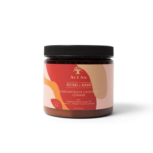 As I Am Jamaican Black Castor Oil Cowash - Nourishing 16 Ounce Formula for Healthy Hair