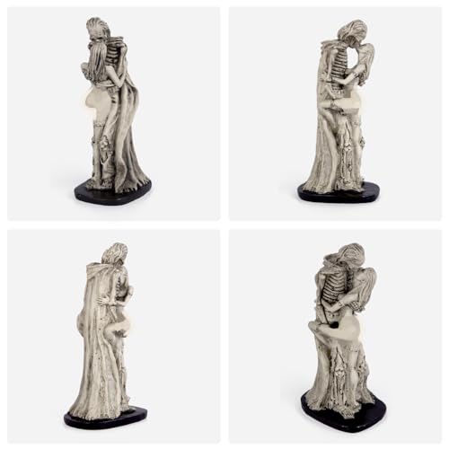 Gothic Devil and Beauty Statue - Horror Halloween Home Decor Sculpture
