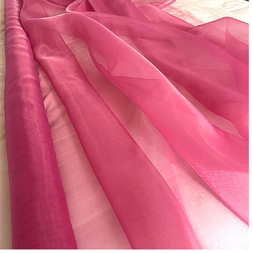 10 Yard Organza Fabric - Coral Wedding Event Décor & Craft Material