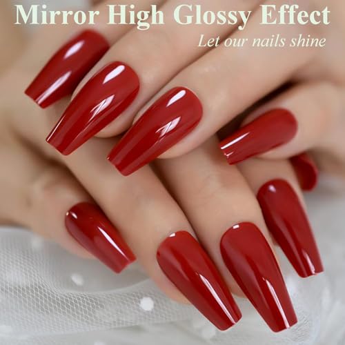 NovaCharm Clear Nail Polish - High Gloss, Quick Dry, Long Lasting, Air Dry, 10ml - Variation: Clear