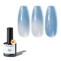 Blue Color Changing Gel Nail Polish - Nude Variation, 15ml