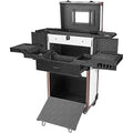 Pro Makeup Artist Trolley Case - Large White Rebel Series with Lockable Compartments