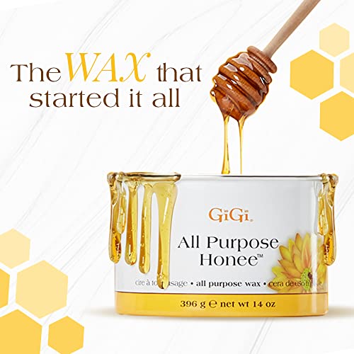 All Purpose Honee Soft Wax for Hair Removal - 14 oz - Honey Infused Formula