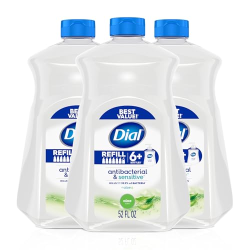 Antibacterial Hand Soap Refill with Aloe Vera - 52 Fl Oz Pack of 3
