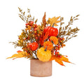 Artificial Pumpkin Fall Centerpiece for Thanksgiving Home Decor