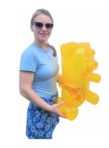 Inflatable Gummy Bears Party Decorations - Yellow, 24 Inches Tall, Candy Land Birthday Theme