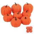 Artificial Pumpkin Decor Set - 8 Pcs Fall Halloween Thanksgiving Centerpieces