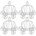 White Pumpkin Carriage Candy Box - Cinderella Wedding Party Centerpiece