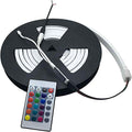 RGB Neon LED Light Strip 16.4ft Waterproof Silicone Flexible RGB Strip with Remote