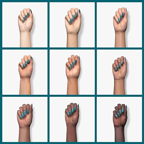 Aegean Blue Gel Nail Polish - 10ml Translucent Blue Green Soak Off Gel - Variation J-Aegean Blue