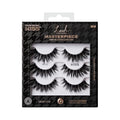 False Eyelashes Reusable Strip Lashes 7-16mm Wispy Cat-Eye Style 3 Pairs
