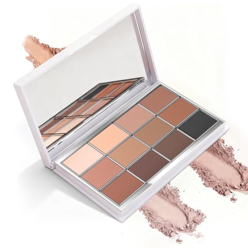 Vegan Multi-Color Eyeshadow Palette - 12 Dual Chrome Shades, Long-Wear & Blendable, Variation #05