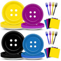 96-Piece Halloween Party Tableware Set - Disposable Plates Napkins Cutlery for Guests