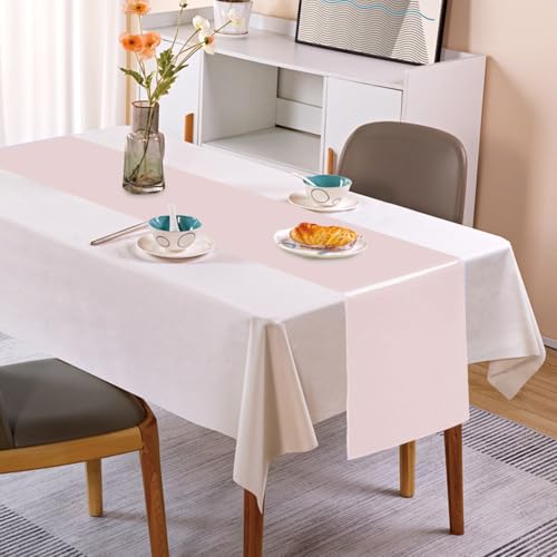Rose Gold Satin Table Runner 12x108 Inch Pack of 10 - Wedding & Party Decor