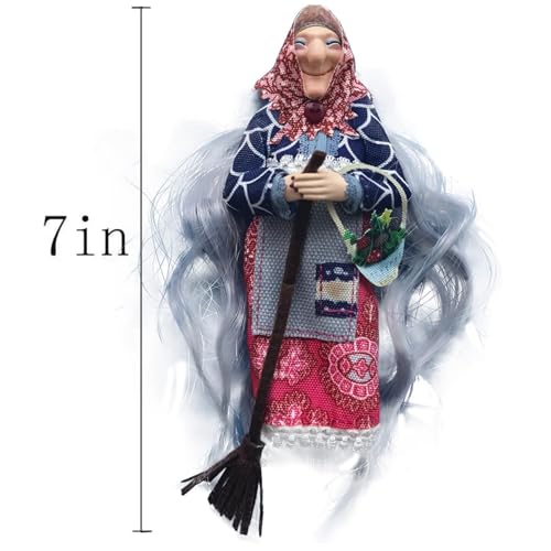 Kitchen Witch Doll Hanging Decor - Good Luck Charm for Cooks & Home