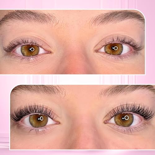 Lash Clusters Kit with 154 Natural Wispy D-Curl Lashes - 8-16mm, Variation YL03E