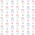 Iridescent Bachelorette Ring Garland Set - 16.5ft Party Decor