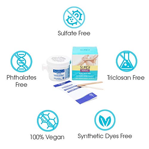 Surgiwax Hair Remover For Bikini, Body & Legs, 4-Ounce Boxes (Pack of 3)
