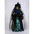 Halloween Peacock Witch Figurine - Priscilla Peacock Decor, 16W x 10D x 32H