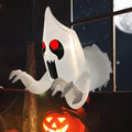 3 FT Inflatable Ghost Window Decoration with Lights - Indoor Outdoor Halloween Halloween Inflatable