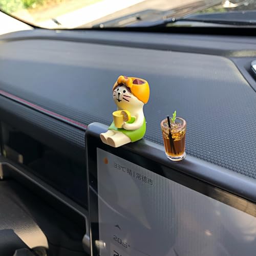 Mini Cat Car Dashboard Decorations - Variation B2