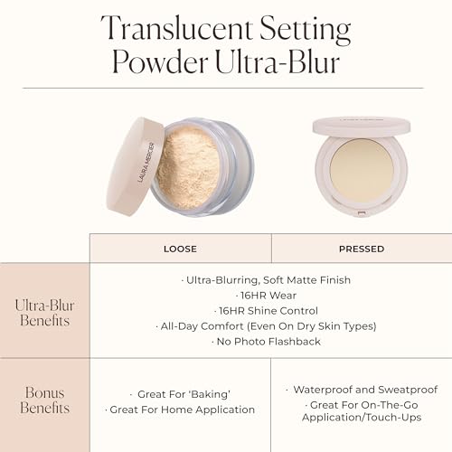 Laura Mercier Translucent Setting Powder Ultra Blur - Translucent, 0.23 oz