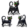 Black Cat Balloon Set - 3D Standing Party Decorations for Halloween & Retro Themes