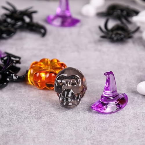 Halloween Vase Fillers Set - 180-200 Acrylic Decorations for Party & DIY Decor