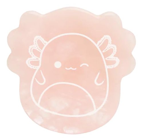 TONYMOLY Gua Sha Tool - Archie Axolotl Rose Quartz Facial Massager for Sculpting & Lymphatic Drainage | K-Beauty Gift, Limited Edition